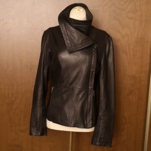 Bod & Christensen black leather jacket size S